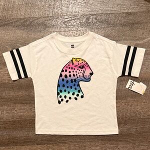 Tea Collection NWT Relaxed Fit Jaguar Sporty Graphic Tee